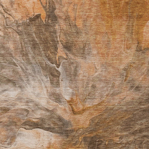 Homeroots 3' Purple And Navy Blue Abstract Washable Area Rug - Stylish Indoor Outdoor Comfort For Any Space 8' X 10' Polyester 579730