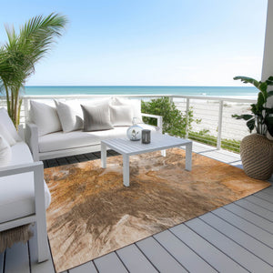 Homeroots 3' Purple And Navy Blue Abstract Washable Area Rug - Stylish Indoor Outdoor Comfort For Any Space 9' X 12' Polyester 579731