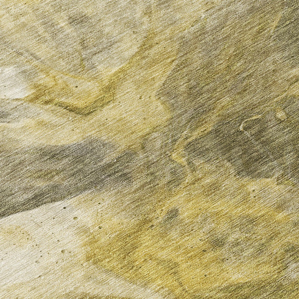 Homeroots 3' Purple And Navy Blue Abstract Washable Area Rug - Stylish Indoor Outdoor Comfort For Any Space 8' Round Polyester 579741