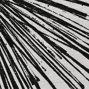 Homeroots 3' Artichoke Green And Ivory Abstract Washable Area Rug For Stylish Indoor Outdoor Spaces 10' X 14' Polyester 579762