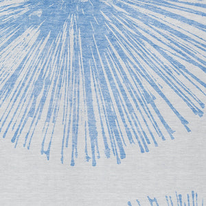 Homeroots 3' Artichoke Green And Ivory Abstract Washable Area Rug For Stylish Indoor Outdoor Spaces 5' X 8' Polyester 579764