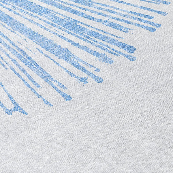 Homeroots 3' Artichoke Green And Ivory Abstract Washable Area Rug For Stylish Indoor Outdoor Spaces 8' Round Polyester 579765