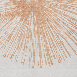 Homeroots 3' Artichoke Green And Ivory Abstract Washable Area Rug For Stylish Indoor Outdoor Spaces 10' X 14' Polyester 579786