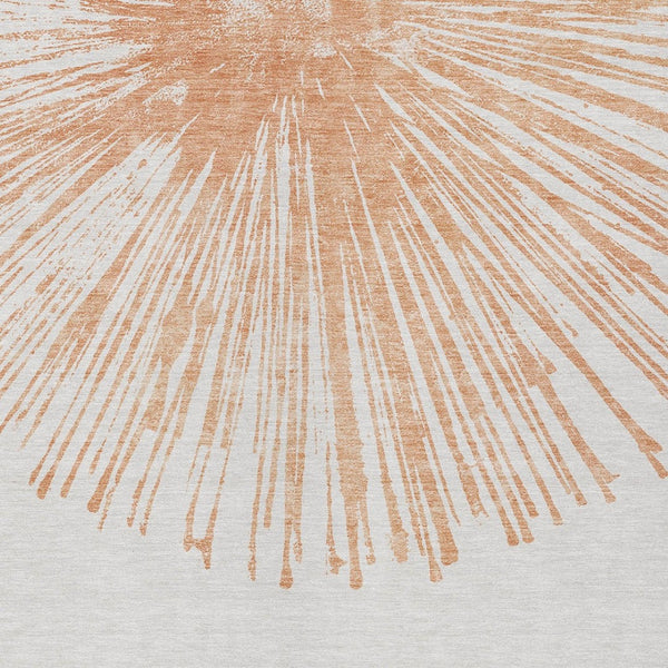 Homeroots 3' Artichoke Green And Ivory Abstract Washable Area Rug For Stylish Indoor Outdoor Spaces 10' X 14' Polyester 579786