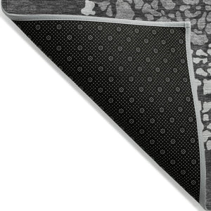 Homeroots 3' Beige Tan And Taupe Abstract Washable Area Rug For Indoor And Outdoor High Traffic Spaces 3' X 5' Polyester 579793