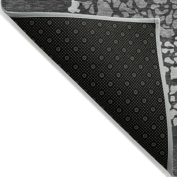 Homeroots 3' Beige Tan And Taupe Abstract Washable Area Rug For Indoor And Outdoor High Traffic Spaces 3' X 5' Polyester 579793