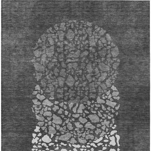 Homeroots 3' Beige Tan And Taupe Abstract Washable Area Rug For Indoor And Outdoor High Traffic Spaces 5' X 8' Polyester 579794