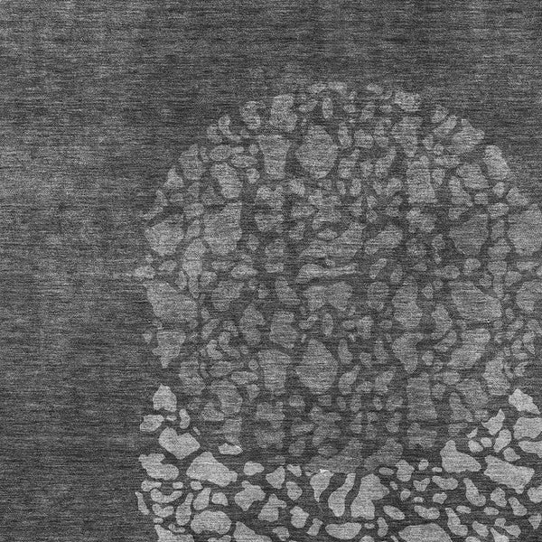 Homeroots 3' Beige Tan And Taupe Abstract Washable Area Rug For Indoor And Outdoor High Traffic Spaces 5' X 8' Polyester 579794