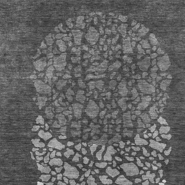 Homeroots 3' Beige Tan And Taupe Abstract Washable Area Rug For Indoor And Outdoor High Traffic Spaces 8' X 10' Polyester 579796