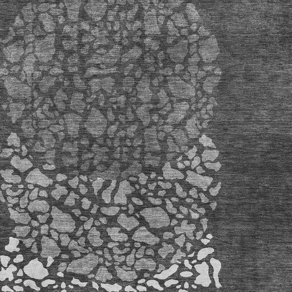 Homeroots 3' Beige Tan And Taupe Abstract Washable Area Rug For Indoor And Outdoor High Traffic Spaces 10' X 14' Polyester 579798