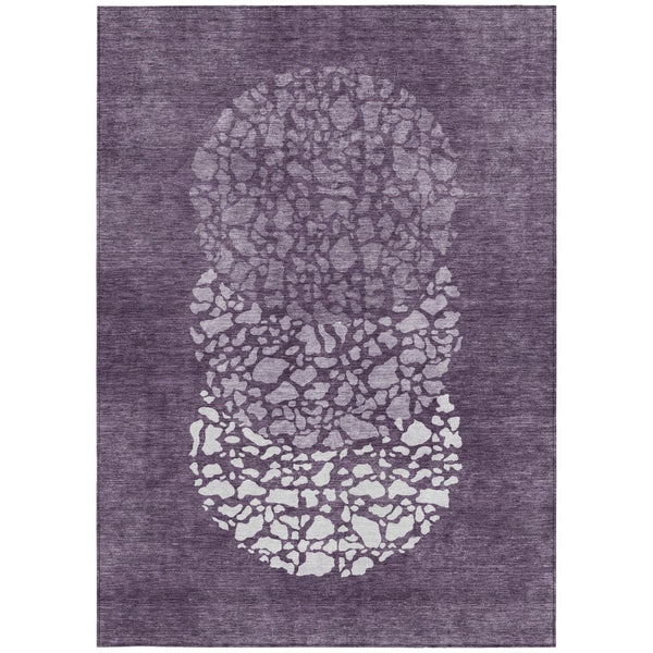 Homeroots 3' Beige Tan And Taupe Abstract Washable Area Rug For Indoor And Outdoor High Traffic Spaces 3' X 5' Polyester 579805