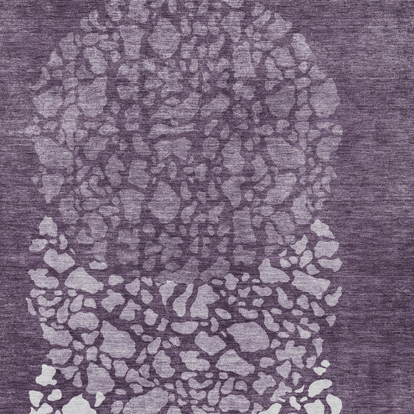 Homeroots 3' Beige Tan And Taupe Abstract Washable Area Rug For Indoor And Outdoor High Traffic Spaces 5' X 8' Polyester 579806