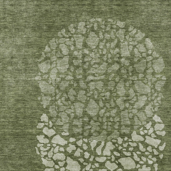 Homeroots 3' Beige Tan And Taupe Abstract Washable Area Rug For Indoor And Outdoor High Traffic Spaces 10' X 14' Polyester 579816