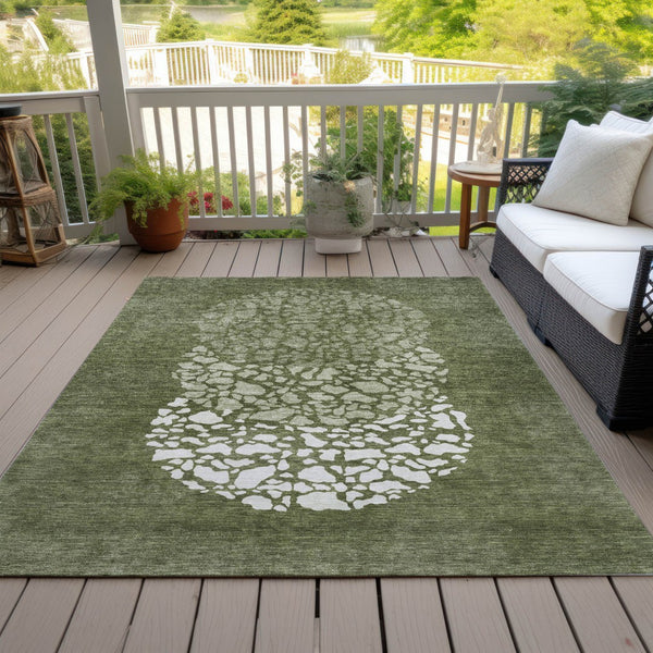 Homeroots 3' Beige Tan And Taupe Abstract Washable Area Rug For Indoor And Outdoor High Traffic Spaces 10' X 14' Polyester 579816