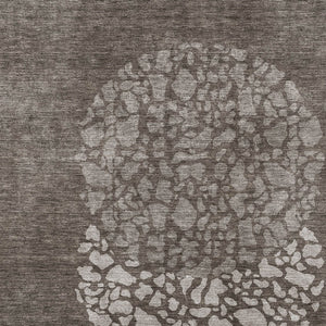 Homeroots 3' Beige Tan And Taupe Abstract Washable Area Rug For Indoor And Outdoor High Traffic Spaces 3' X 5' Polyester 579823