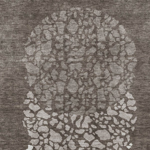 Homeroots 3' Beige Tan And Taupe Abstract Washable Area Rug For Indoor And Outdoor High Traffic Spaces 10' X 14' Polyester 579828