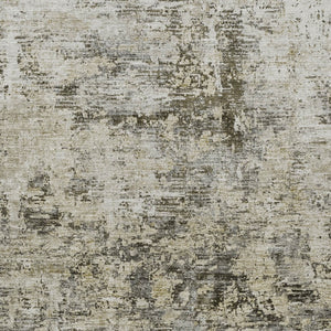 Homeroots 3' Abstract Taupe Beige And Gray Washable Area Rug For Indoor And Outdoor Spaces, Durable Design 5' X 8' Polyester 579830