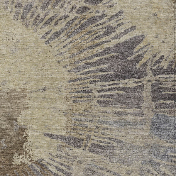 Homeroots 3' Denim Blue Abstract Area Rug – Stylish Washable Design For Indoor & Outdoor Spaces, Durable & Chic 9' X 12' Polyester 579845