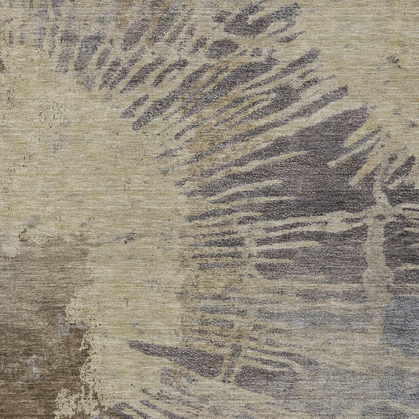 Homeroots 3' Denim Blue Abstract Area Rug – Stylish Washable Design For Indoor & Outdoor Spaces, Durable & Chic 10' X 14' Polyester 579846