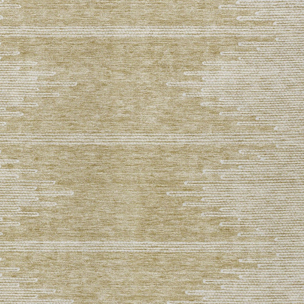 Homeroots 3' Stylish Artichoke Green Ivory Abstract Washable Area Rug For Indoor And Outdoor Spaces 9' X 12' Polyester 579881