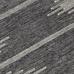 Homeroots 3' Stylish Artichoke Green Ivory Abstract Washable Area Rug For Indoor And Outdoor Spaces 3' X 5' Polyester 579883