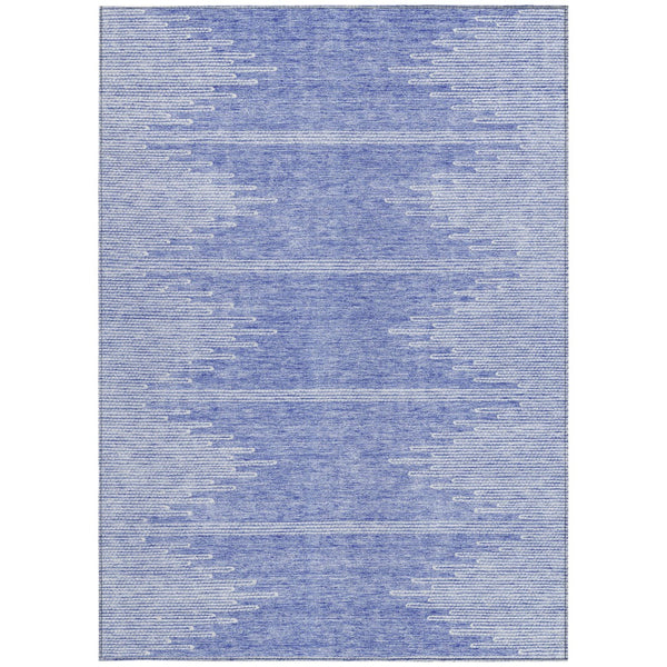 Homeroots 3' Stylish Artichoke Green Ivory Abstract Washable Area Rug For Indoor And Outdoor Spaces 5' X 8' Polyester 579896