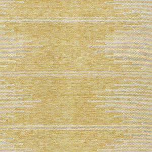 Homeroots 3' Stylish Artichoke Green Ivory Abstract Washable Area Rug For Indoor And Outdoor Spaces 5' X 8' Polyester 579902