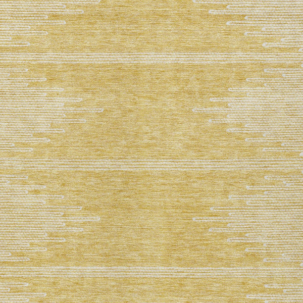 Homeroots 3' Stylish Artichoke Green Ivory Abstract Washable Area Rug For Indoor And Outdoor Spaces 8' X 10' Polyester 579904