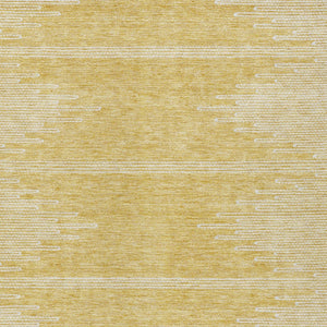 Homeroots 3' Stylish Artichoke Green Ivory Abstract Washable Area Rug For Indoor And Outdoor Spaces 9' X 12' Polyester 579905