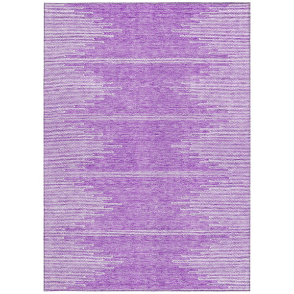 Homeroots 3' Stylish Artichoke Green Ivory Abstract Washable Area Rug For Indoor And Outdoor Spaces 9' X 12' Polyester 579917