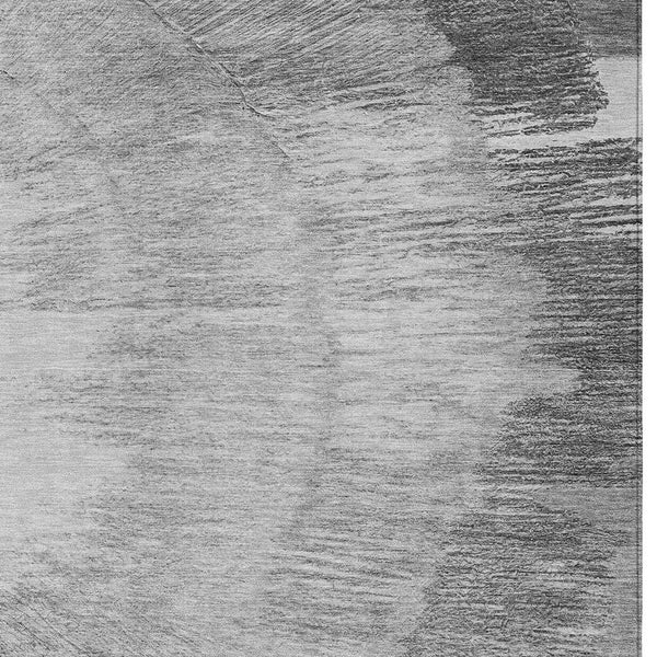 Homeroots 3' Abstract Washable Area Rug In Brown, Beige, And Taupe - Perfect For Indoor And Outdoor Spaces! 8' X 10' Polyester 579952