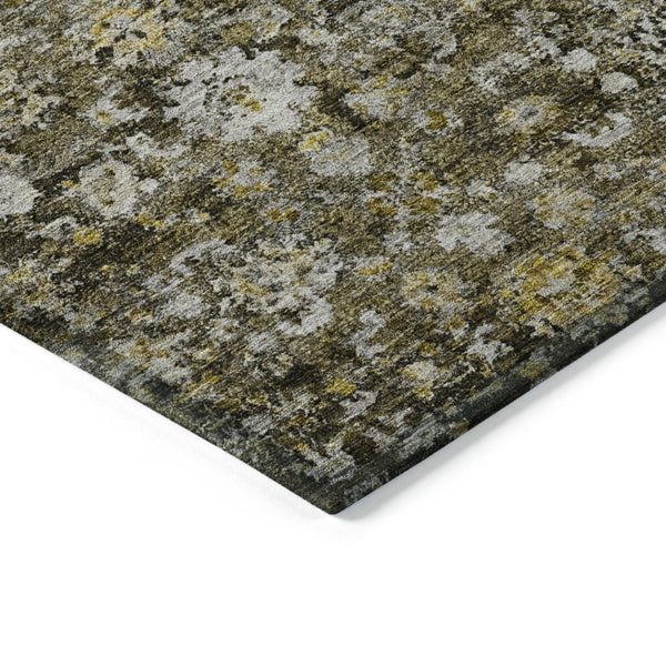 HomeRoots 9' Brown and Beige Oriental Indoor Outdoor Area Rug - Durable, Washable, Timeless Design for Any Space 9' X 12' 579977
