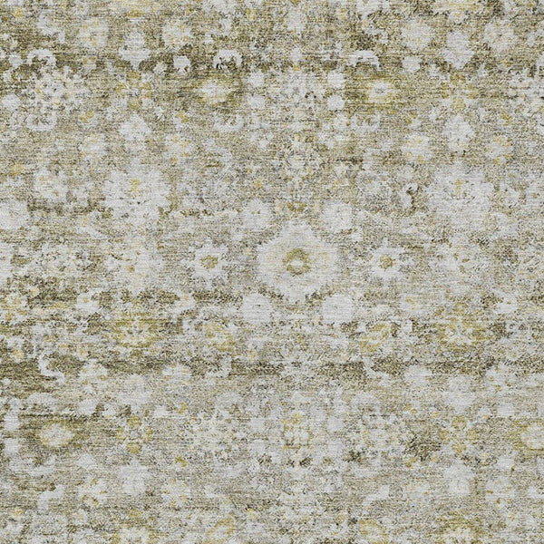 HomeRoots 9' Elegant Taupe Beige and Gold Oriental Area Rug - Durable, Washable, Perfect for Indoor & Outdoor Use 9' X 12' 579995