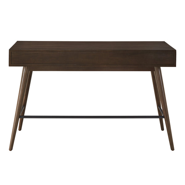 Solenn Mid-Century Writing Desk with Three Drawers and Tapered Legs for Home Office