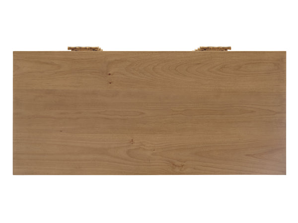 Lexington Tommy Bahama Home Seagrove Chest - Elegant Seven-drawer Design With Woven Raffia And Burnished Brass Accents For Style Sunwashed  579-307