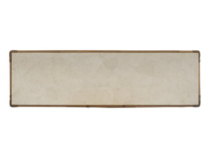 Lexington Tommy Bahama Home Sailfish Console Table – Elegant Driftwood Design With Leather-wrapped Rattan And Woven Abaca Shelves Sunwashed  579-967