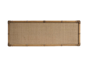 Lexington Tommy Bahama Home Dolphin Cay Hall Chest: Elegant Raffia Design With Soft-close Drawers & Glass Top For Coastal Living Sunwashed  579-973