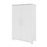 Manhattan Comfort Catalonia Mid-Century Modern Shoe Closet White 57AMC6