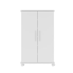 Manhattan Comfort Catalonia Mid-Century Modern Shoe Closet White 57AMC6