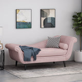 Christopher Knight Home® - Noble House - Calvert Contemporary Chaise Lounge with Scroll Arms