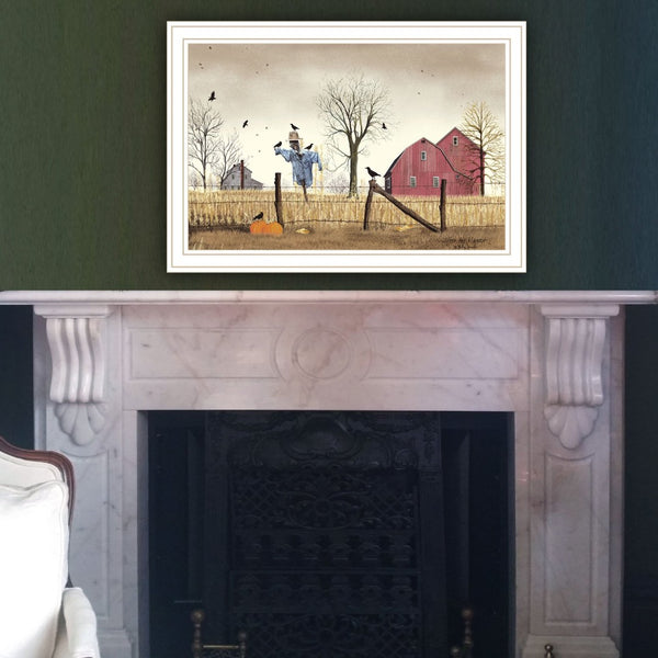 English Elm Trendy Decor 4u Billy Jacobs Harvest Pastoral Framed Print White Wood Wall Art B067P256653