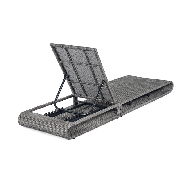 English Elm Christopher Knight Home® - Outdoor Acacia Wood Counter Height Barstool Set of 2 with Curved Backless Seats Rustic Weather-Resistant Grey N772P248136G