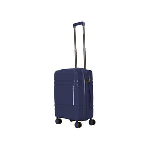 English Elm 6-piece Hard Shell Spinner Luggage Set Expandable Polypropylene with Combo Lock Blue T3292P328874