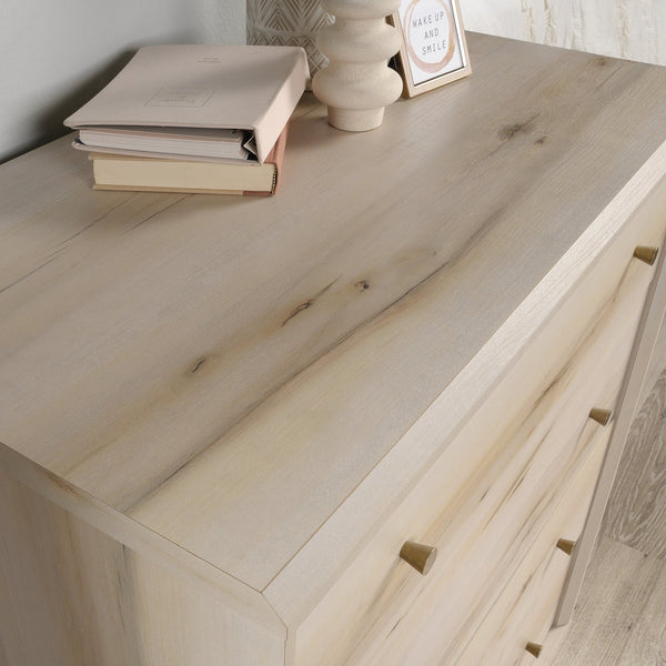 English Elm 4-Drawer Chest In Warm Brown - Versatile Storage Solution For Bedrooms, Living Rooms & Entryways B356P402796