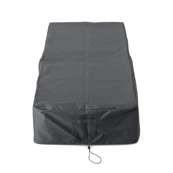 English Elm Christopher Knight Home® - SHIELD Chaise Lounge Cushion Cover, Weather-Resistant Polyester Protector with Drawstring Storage Bag Gray N775P240793G