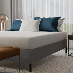 English Elm Knock Down Full Size Mattress Foundation with 1000 Lb Support and Tool Free Setup B337P335246