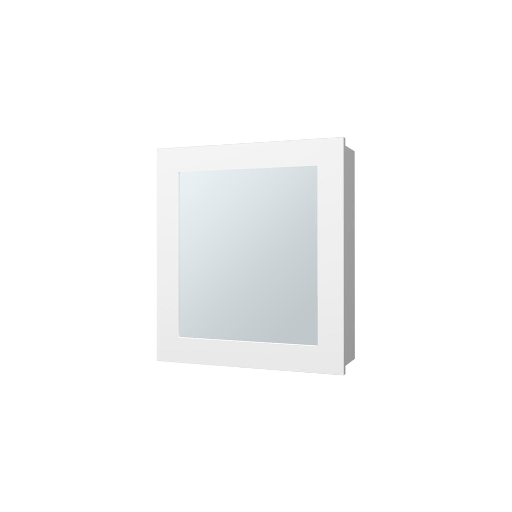 English Elm Payson Mirrored Medicine Cabinet White Melamine — Compact 20.3"H x 17.4"W x 5.1"D Stylish Storage B128P237154