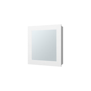 English Elm Payson Mirrored Medicine Cabinet White Melamine — Compact 20.3"H x 17.4"W x 5.1"D Stylish Storage B128P237154