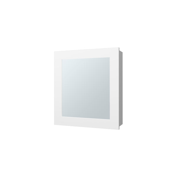 English Elm Payson Mirrored Medicine Cabinet White Melamine — Compact 20.3"H x 17.4"W x 5.1"D Stylish Storage B128P237154