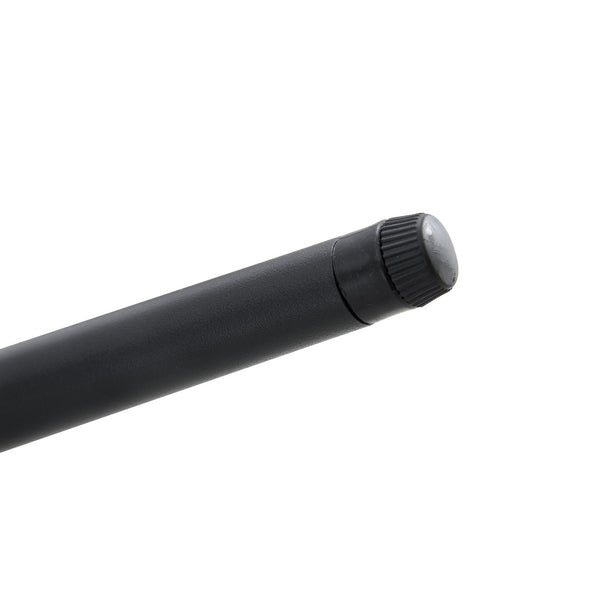 English Elm Table Set: Stylish 67" Black Wood Grain Mdf Dining Table With 6 Dark Gray Linen Chairs For Comfort W1151S04155-GIGA